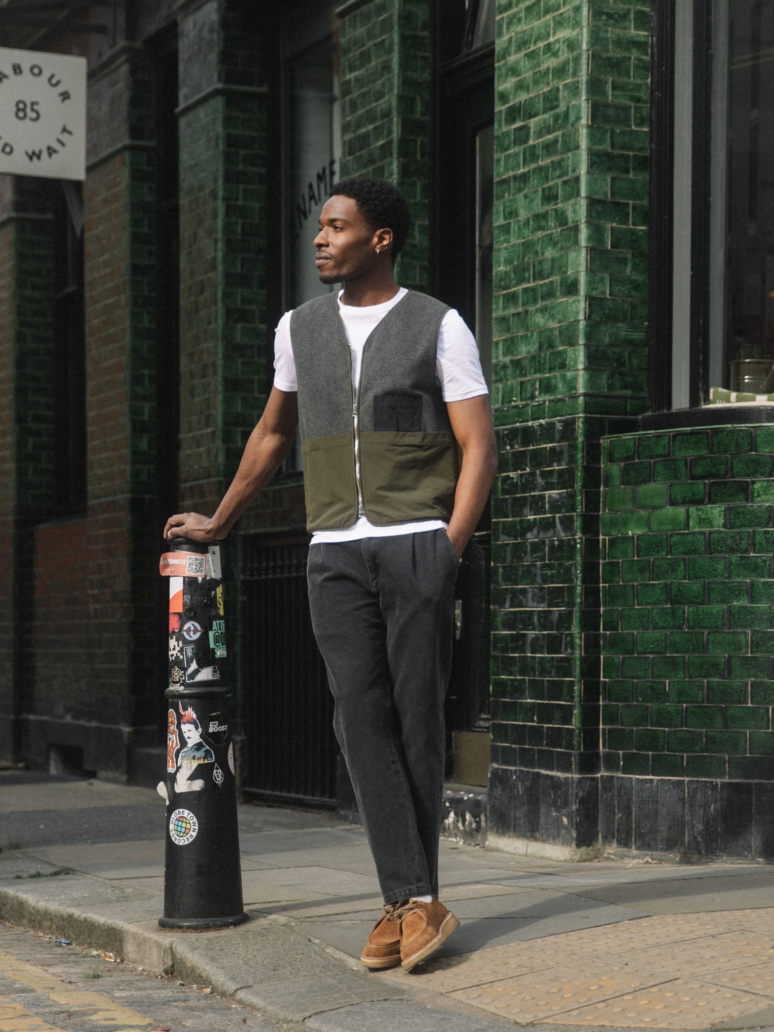 Modelshot / Dark Grey Melange / Detail